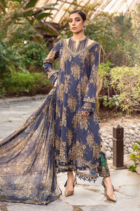 Pure Lawn Digital Embroidered Dress - LCS003