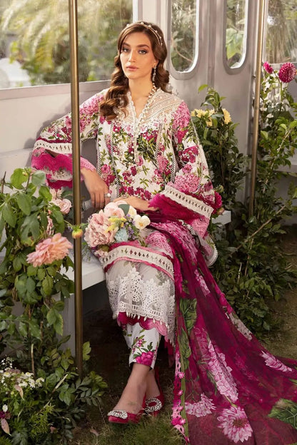 Pure Lawn Digital Embroidered Dress - LCS005